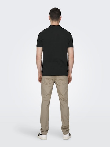 Only & Sons Shirt 'TRAY' in Zwart