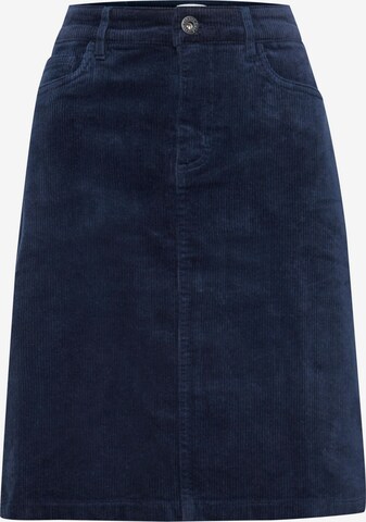 PULZ Jeans Rok 'SALLY' in Blauw: voorkant