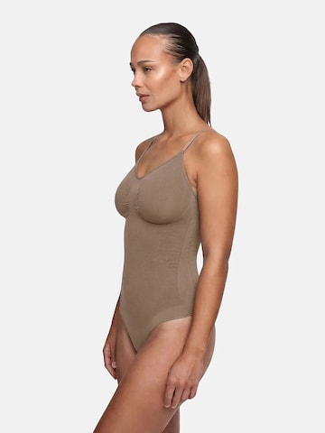 cfab Shaping bodysuit 'Bodysuit Sculpting Shapewear mit Slip' in Brown