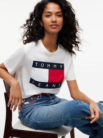 Tommy Jeans - Camiseta en blanco