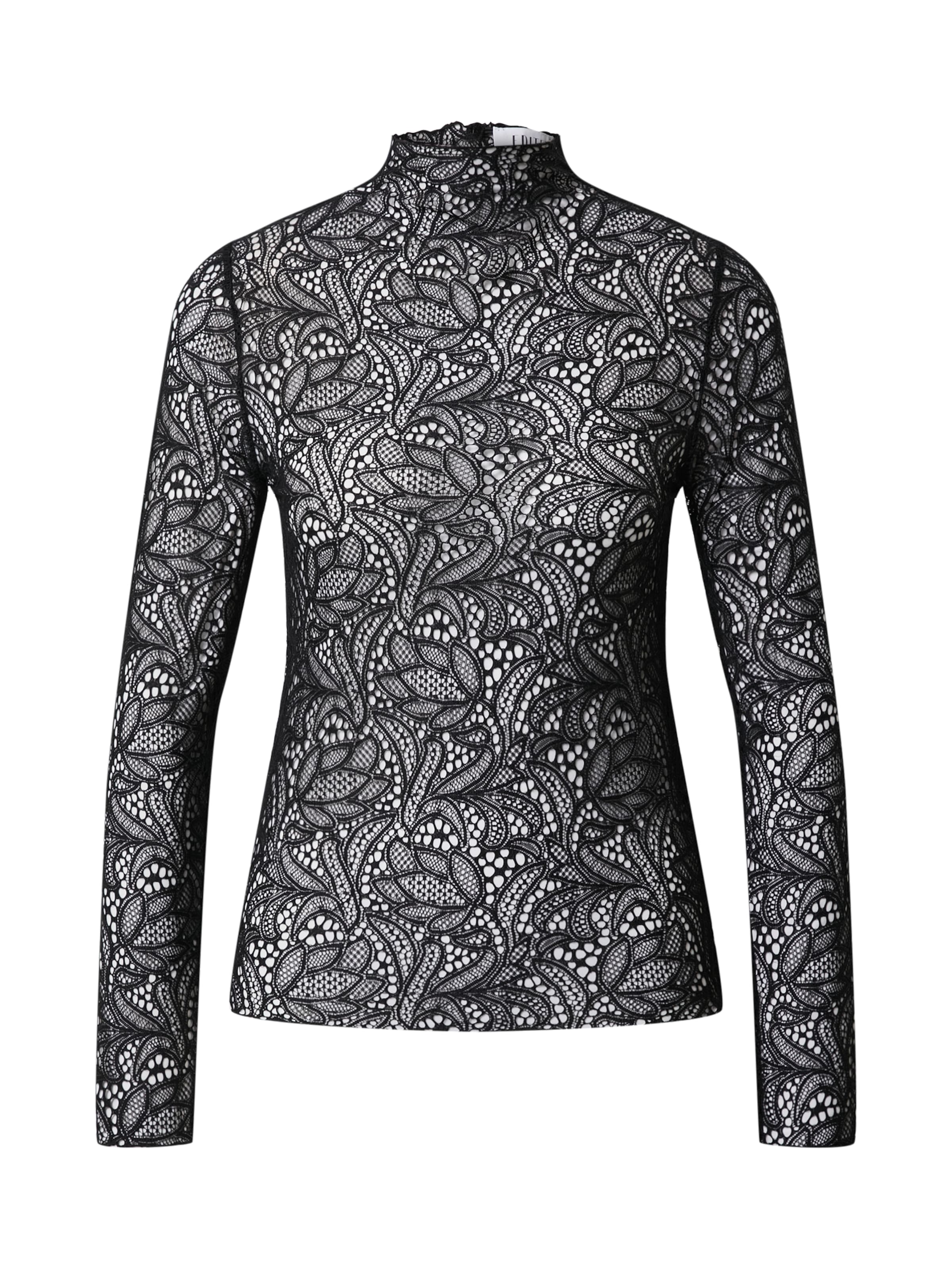 EDITED Μπλουζάκι 'Menja' σε μαύρο: μπροστά