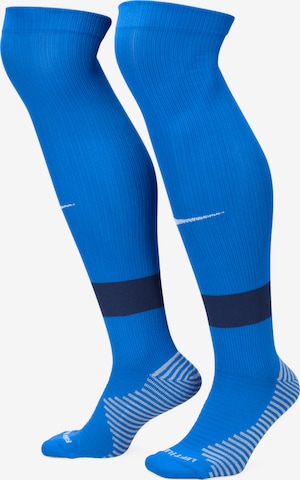 NIKE Soccer Socks in Blue: front