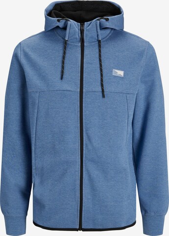 JACK & JONES Sweatjacke 'Air' in Blau: predná strana