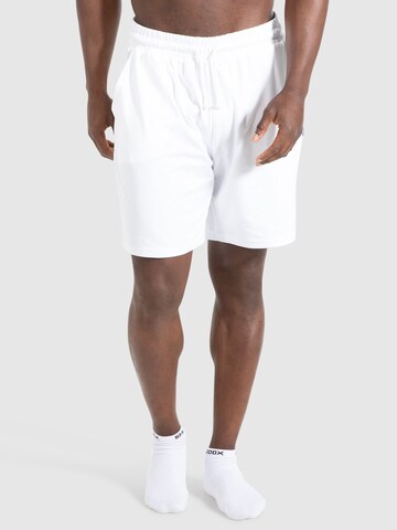 Regular Pantalon de sport 'Valentin' Smilodox en blanc : devant