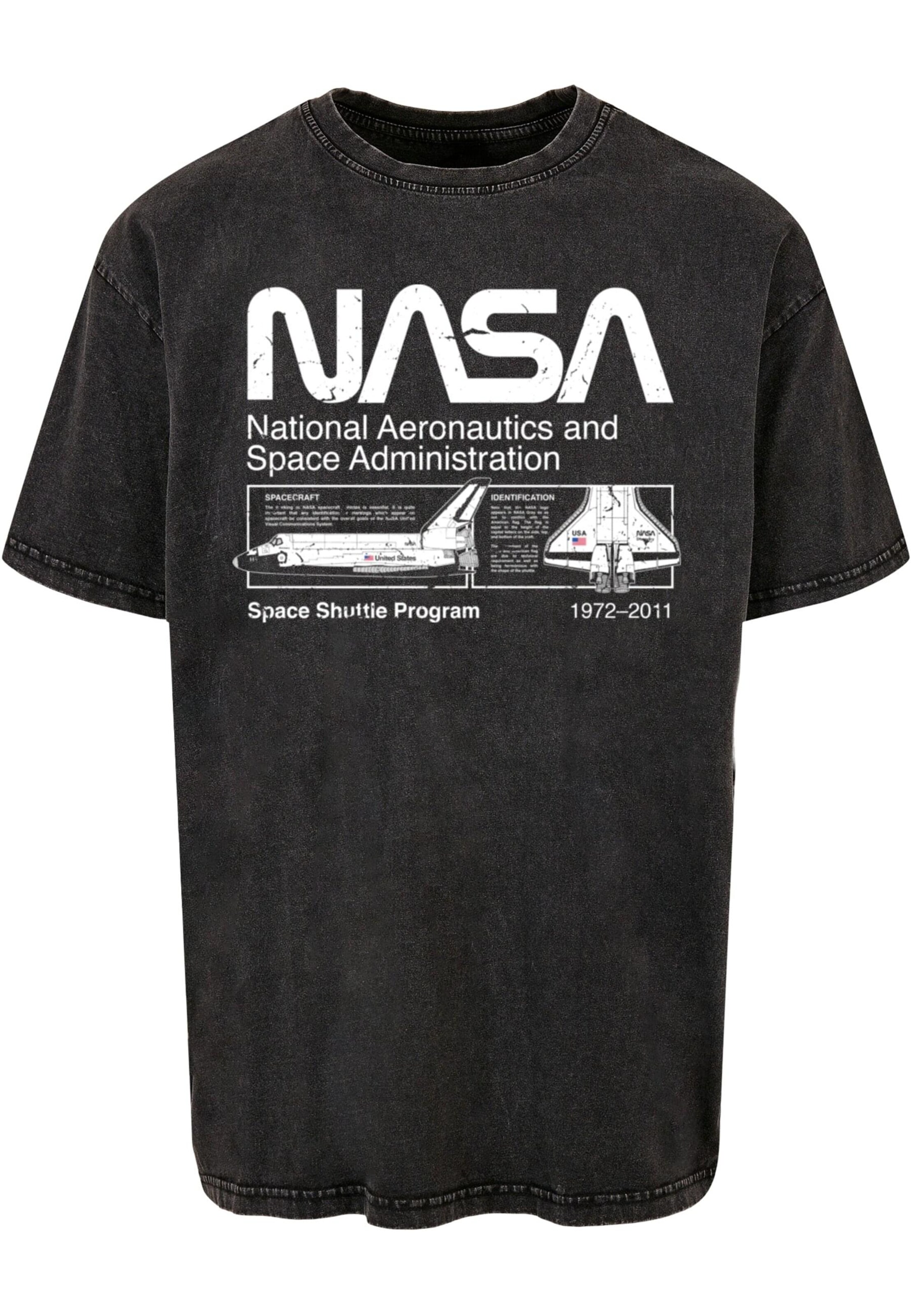 ABSOLUTE CULT Shirt 'Nasa - Space Shuttle Program' in Grey: front