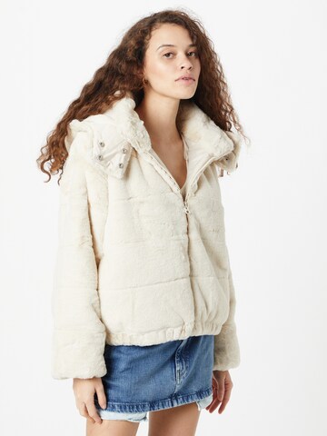 Nasty Gal Between-Season Jacket in Beige: front