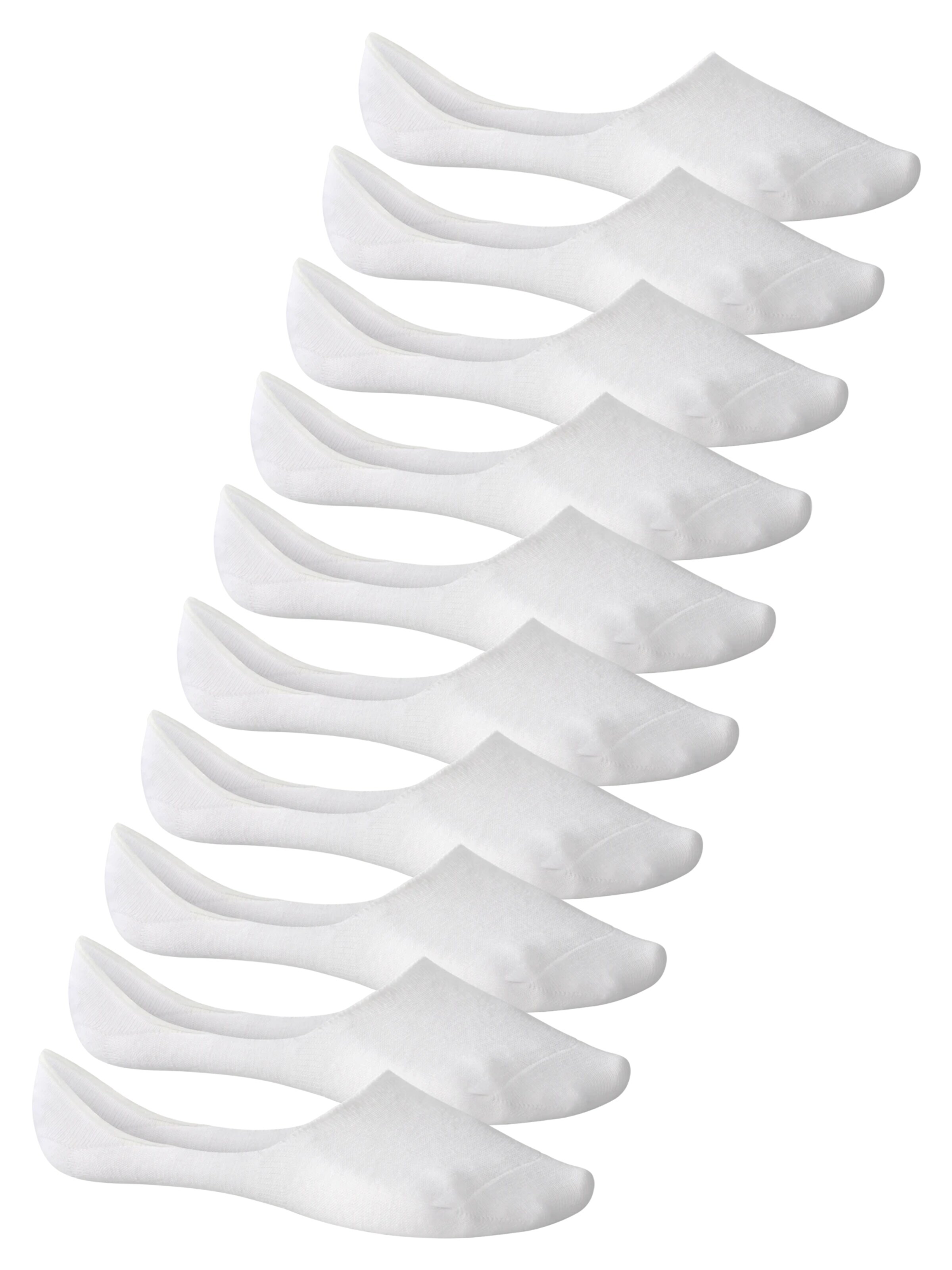 footstar Socks 'EVERYDAY!' in White: front