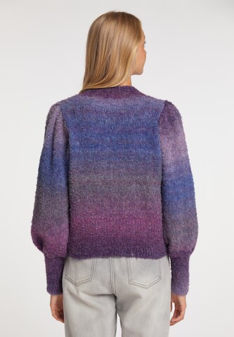 MYMO Knit Cardigan in Purple