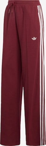 ADIDAS ORIGINALS - Loosefit Calças em vermelho: frente