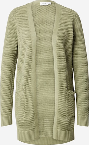 VILA Neuletakki 'VIDalo' värissä vihreä: etupuoli