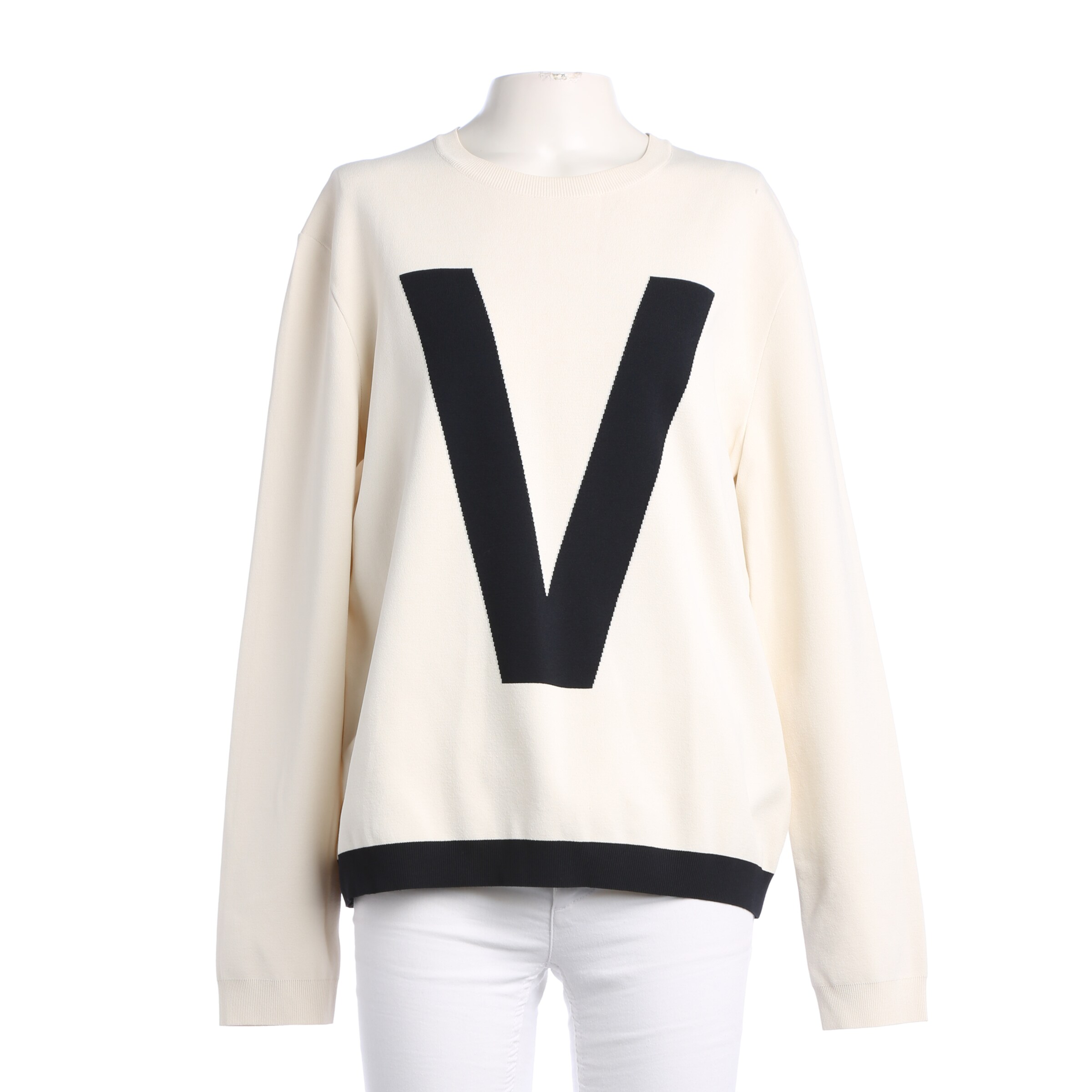 VALENTINO Sweater & Cardigan in XL in Cream, Item view