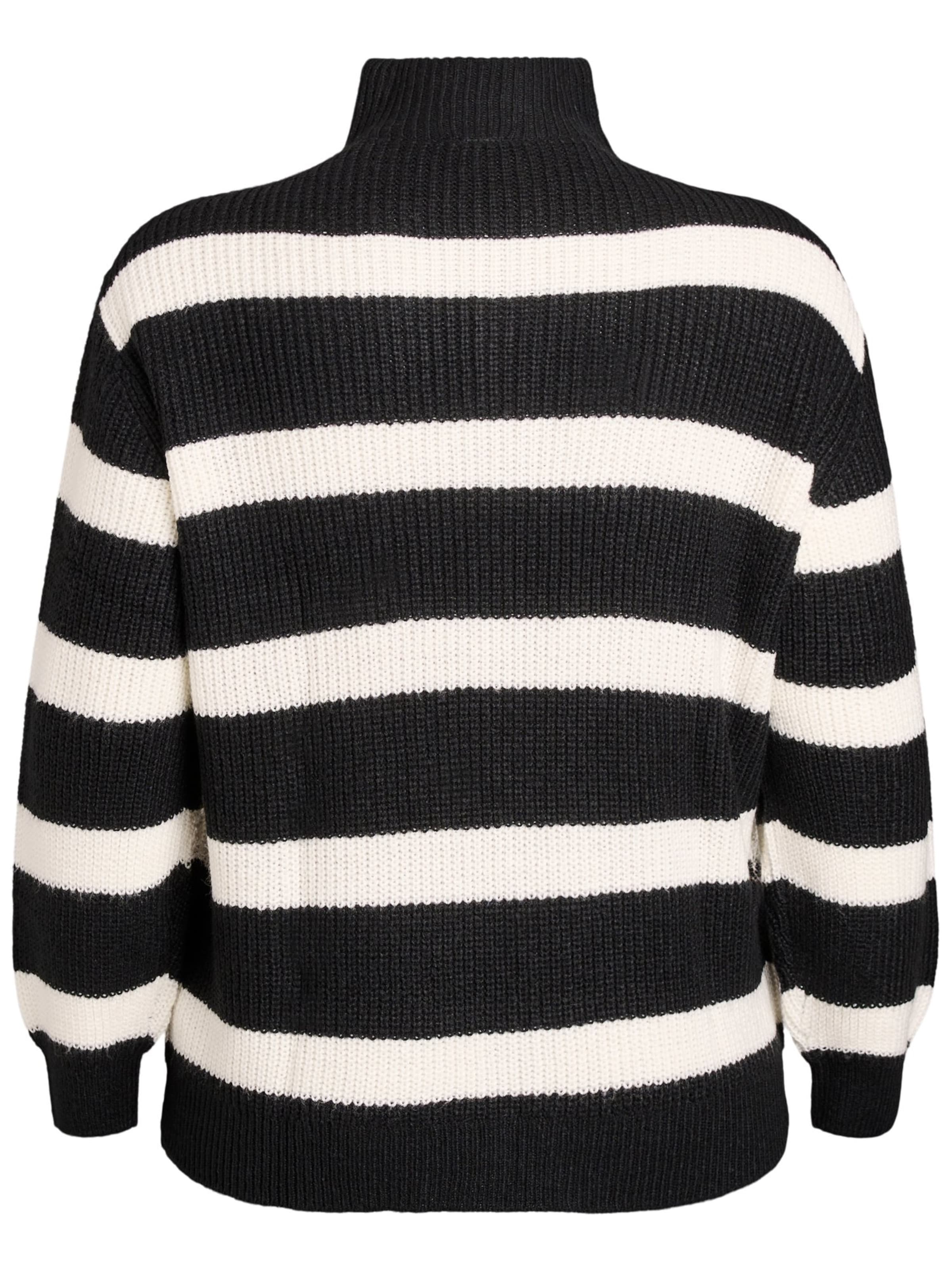 Zizzi Pullover 'Fllora' in Schwarz