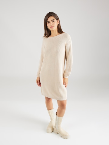 ONLY Knitted dress 'XENIA' in Grey: front