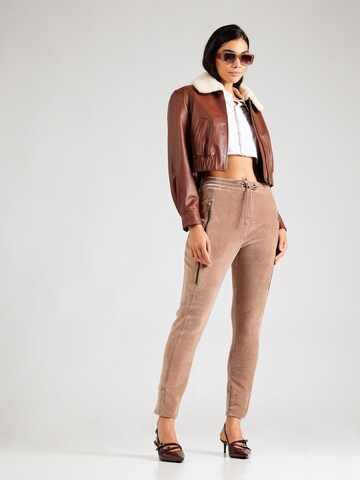 MAC Slimfit Hose 'FUTURE' in Beige