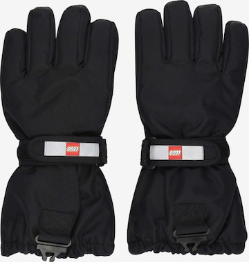 LEGO® kidswear Athletic Gloves 'Atlin 700' in Black: front