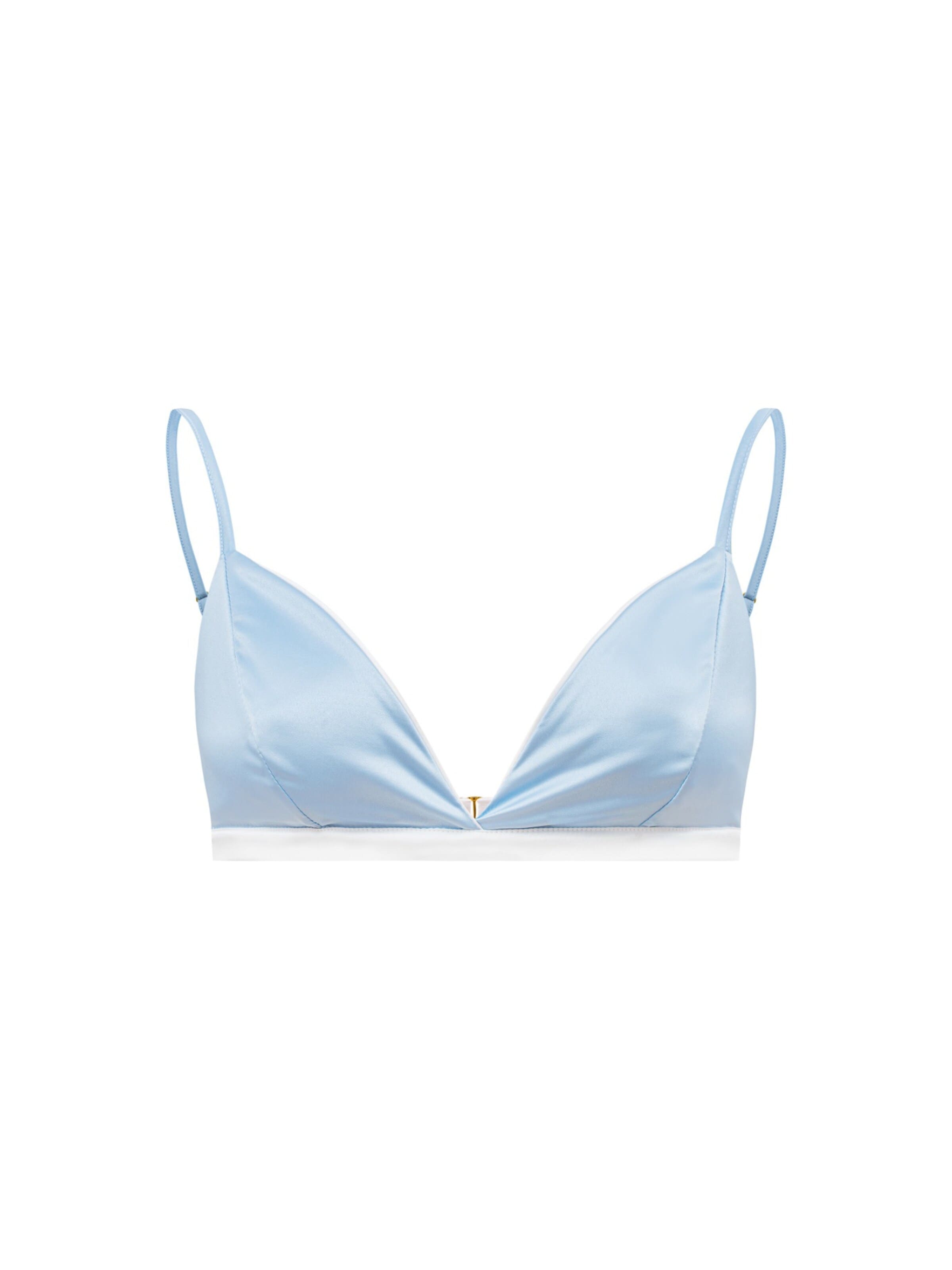 Triangolo Top per bikini 'Baby Blue' di EKCENTRIK in blu