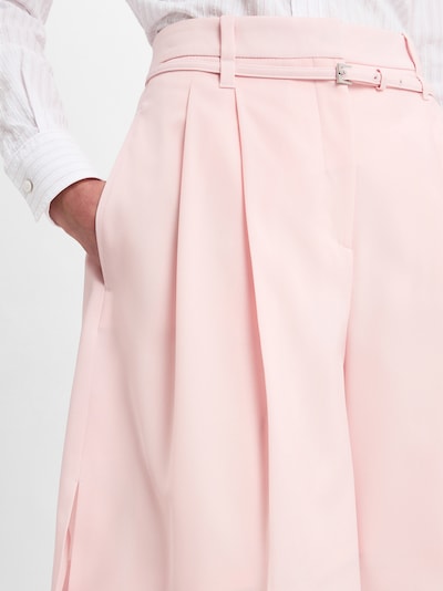 BOSS Pantalon à pince 'Taleda' en rose, Vue avec produit
