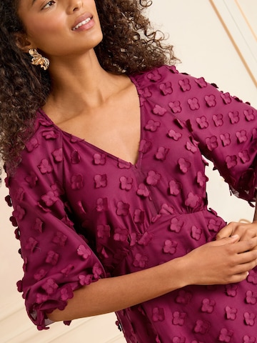 love & roses Sukienka w kolorze czerwony