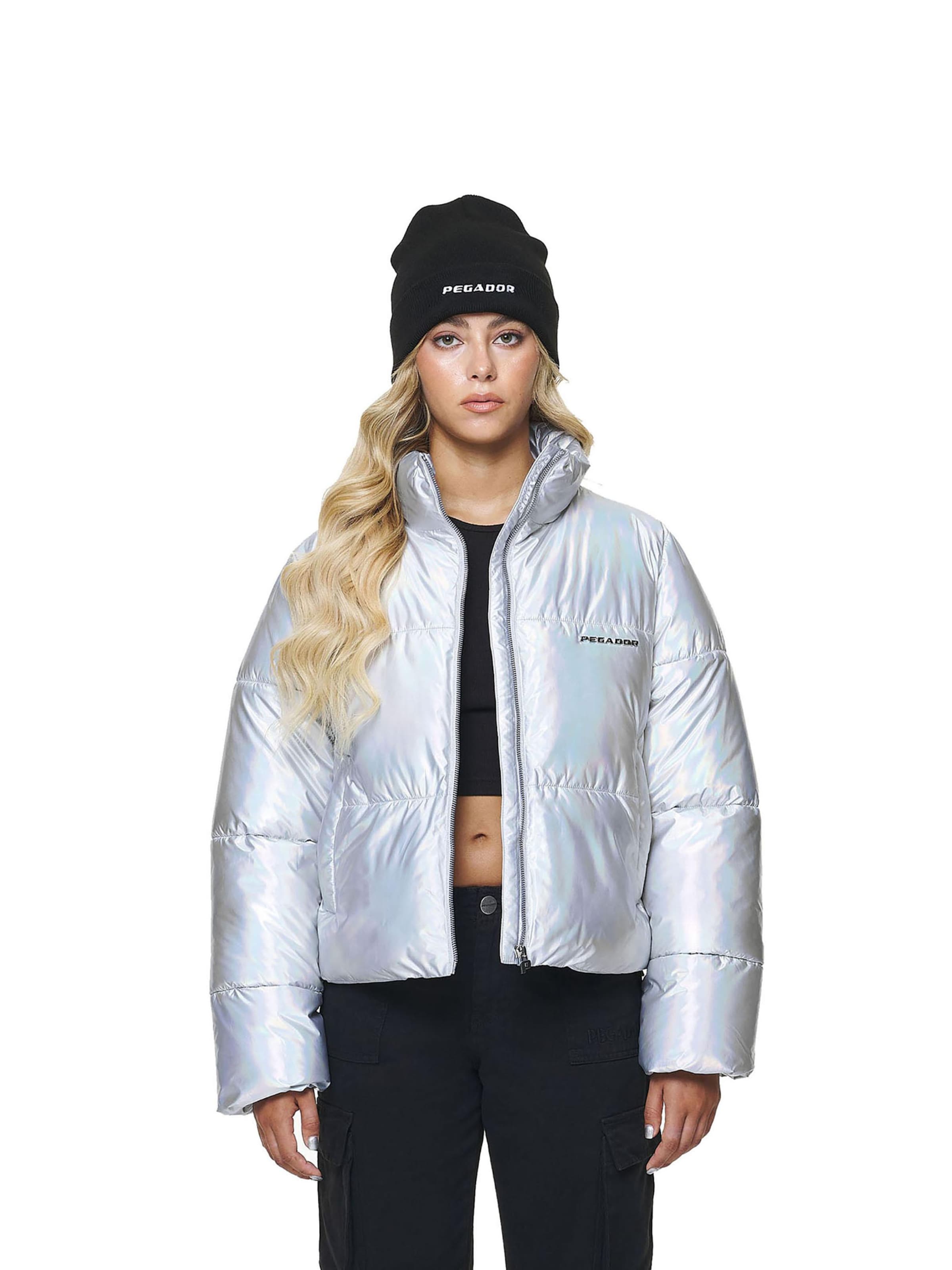 Pegador Winter Jacket 'Sugar Future' in Silver