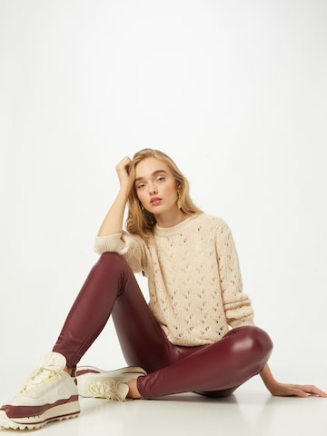 Hailys Pullover 'Cleo' in Beige