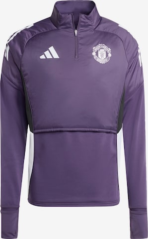 ADIDAS PERFORMANCE - Camiseta funcional 'Manchester United Tiro 25 Competition' en lila: frente