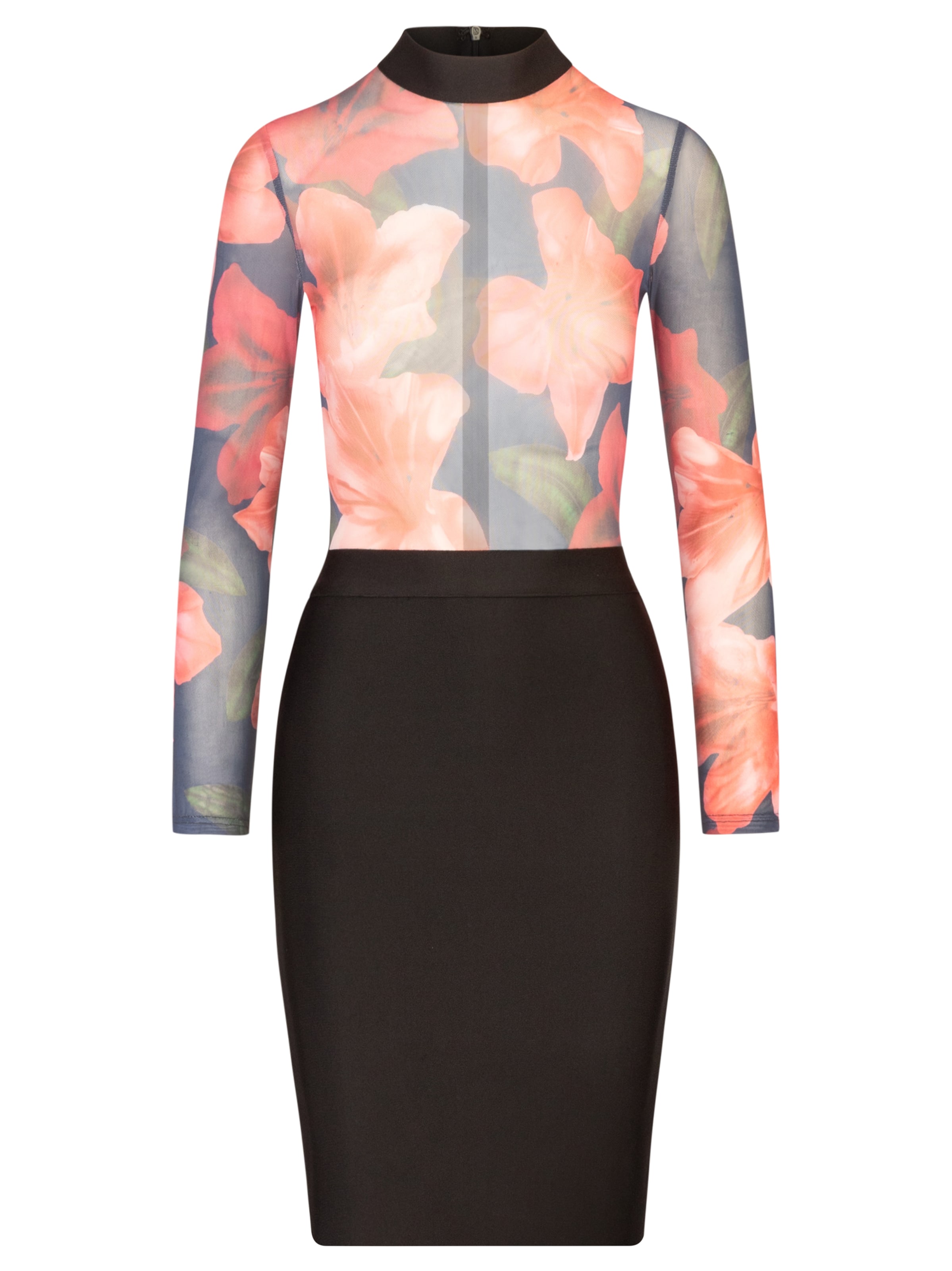 Robe fourreau Kraimod en noir : devant