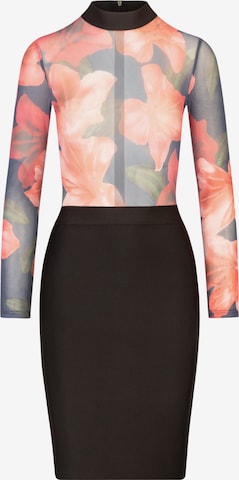 Robe fourreau Kraimod en noir : devant