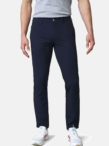 Coupe slim Pantalon chino 'M5 Move 9-6196' MEYER en bleu : devant