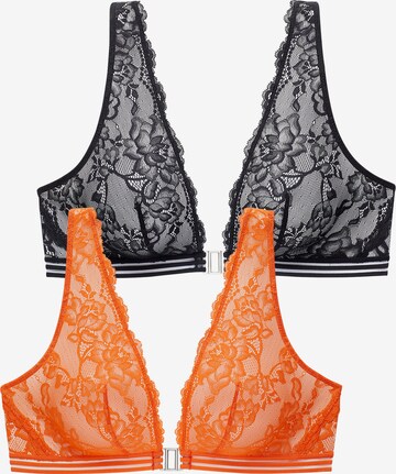 Invisible Soutien-gorge PETITE FLEUR en orange : devant