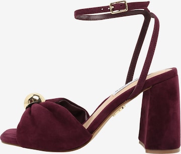 STEVE MADDEN Босоножки с ремешком 'Meladi' в Красный: спереди