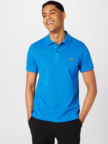 Slim fit Tricou de la LACOSTE pe albastru: față