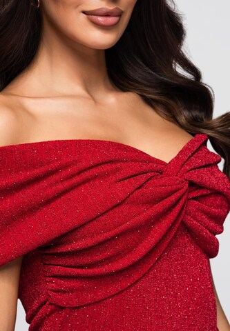 Ombre Avondjurk in Rood