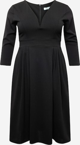 Robe 'AMELIA' WAL G. en noir : devant