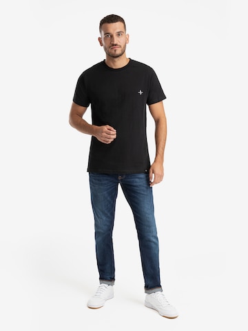 SPITZBUB Shirt 'Günther' in Black