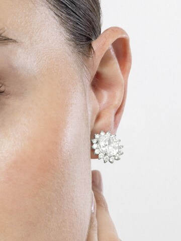 Boucles d'oreilles 'Dinoc' Luxenter en blanc