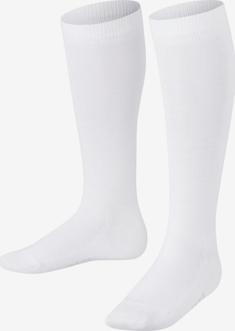 FALKE Socks 'Family' in White: front