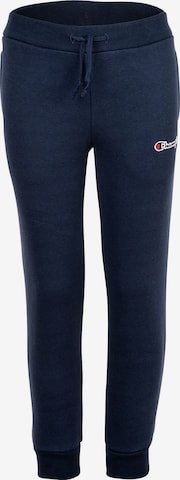 Effilé Pantalon Champion Authentic Athletic Apparel en bleu : devant