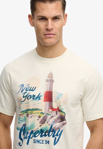 T-Shirt 'Maritime' Superdry & Co en blanc