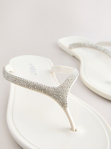 Next Σαγιονάρες διχαλωτές σε λευκό