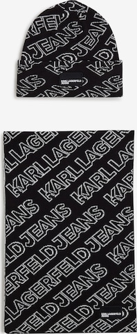 juoda KARL LAGERFELD JEANS Šalikas: priekis