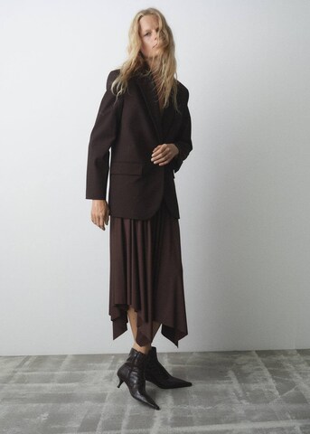 MANGO Stiefelette 'Bird1' in Braun