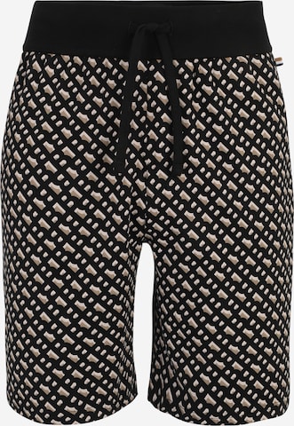 BOSS Black Pajama Pants in Beige: front