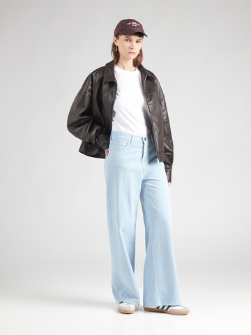 Kaotiko Wide Leg Jeans i blå