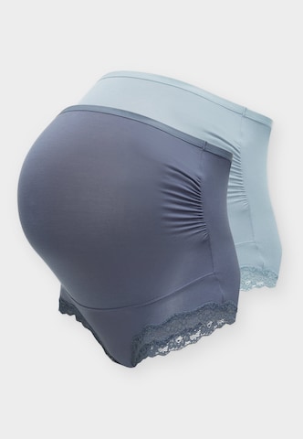 Lindex Maternity Panty 'WILMA' in Blau: Vorderseite