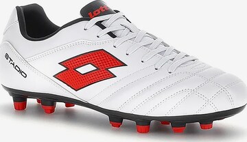 LOTTO Soccer Cleats 'Stadio 705' in White: front