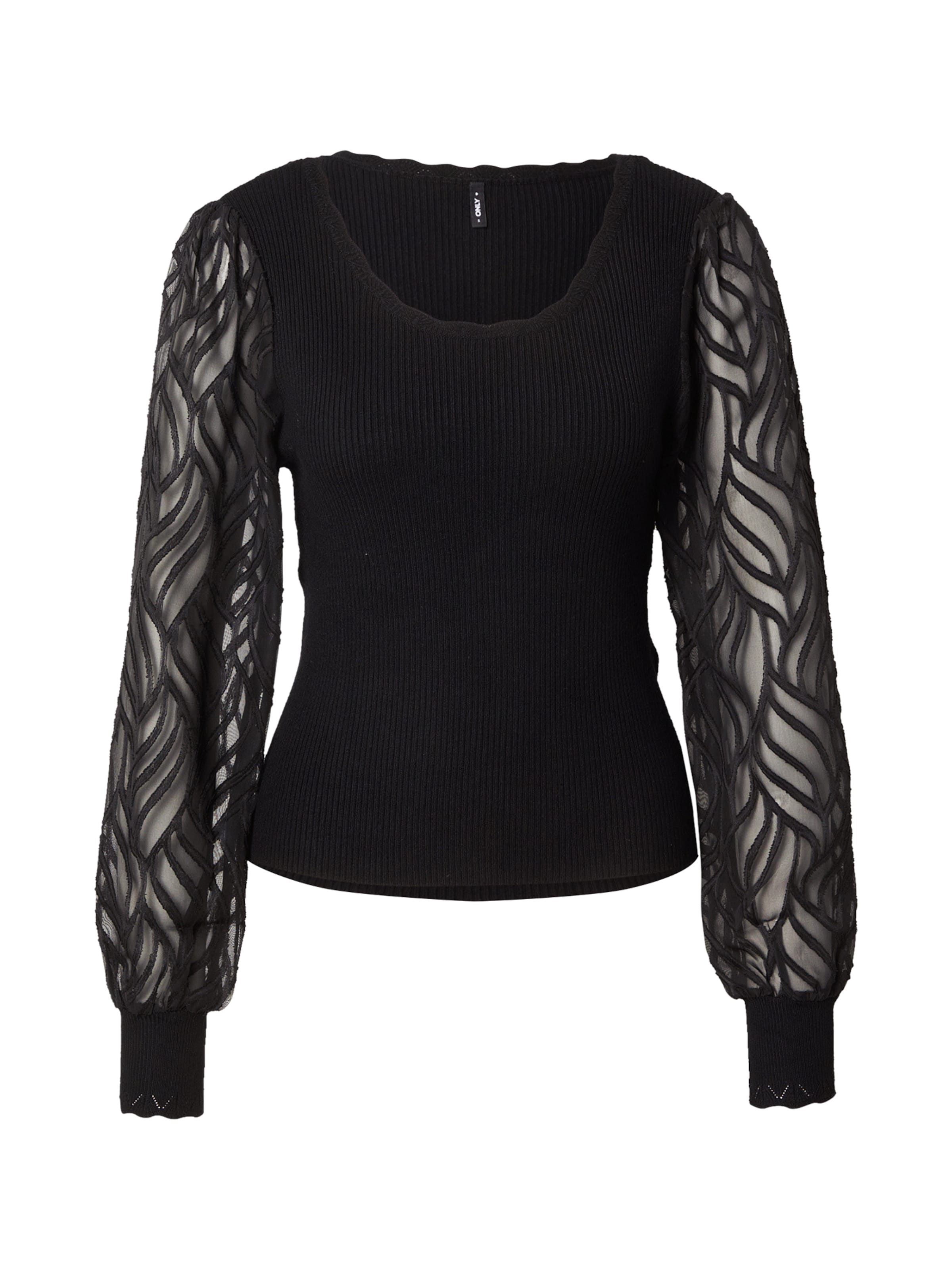 ONLY Sweter 'ONLJULIE' w kolorze czarny: przód