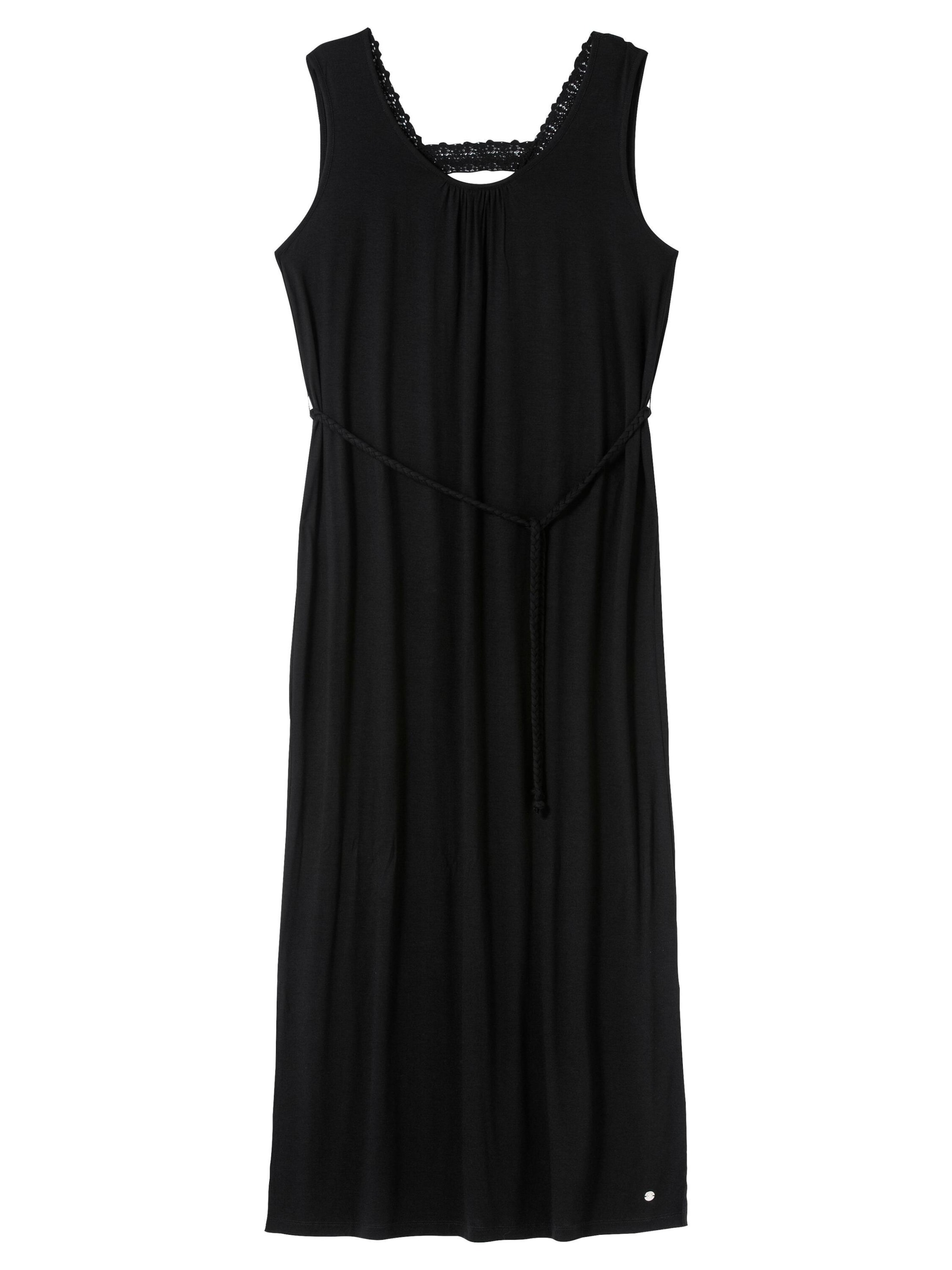 SHEEGO Φόρεμα σε μαύρο: μπροστά