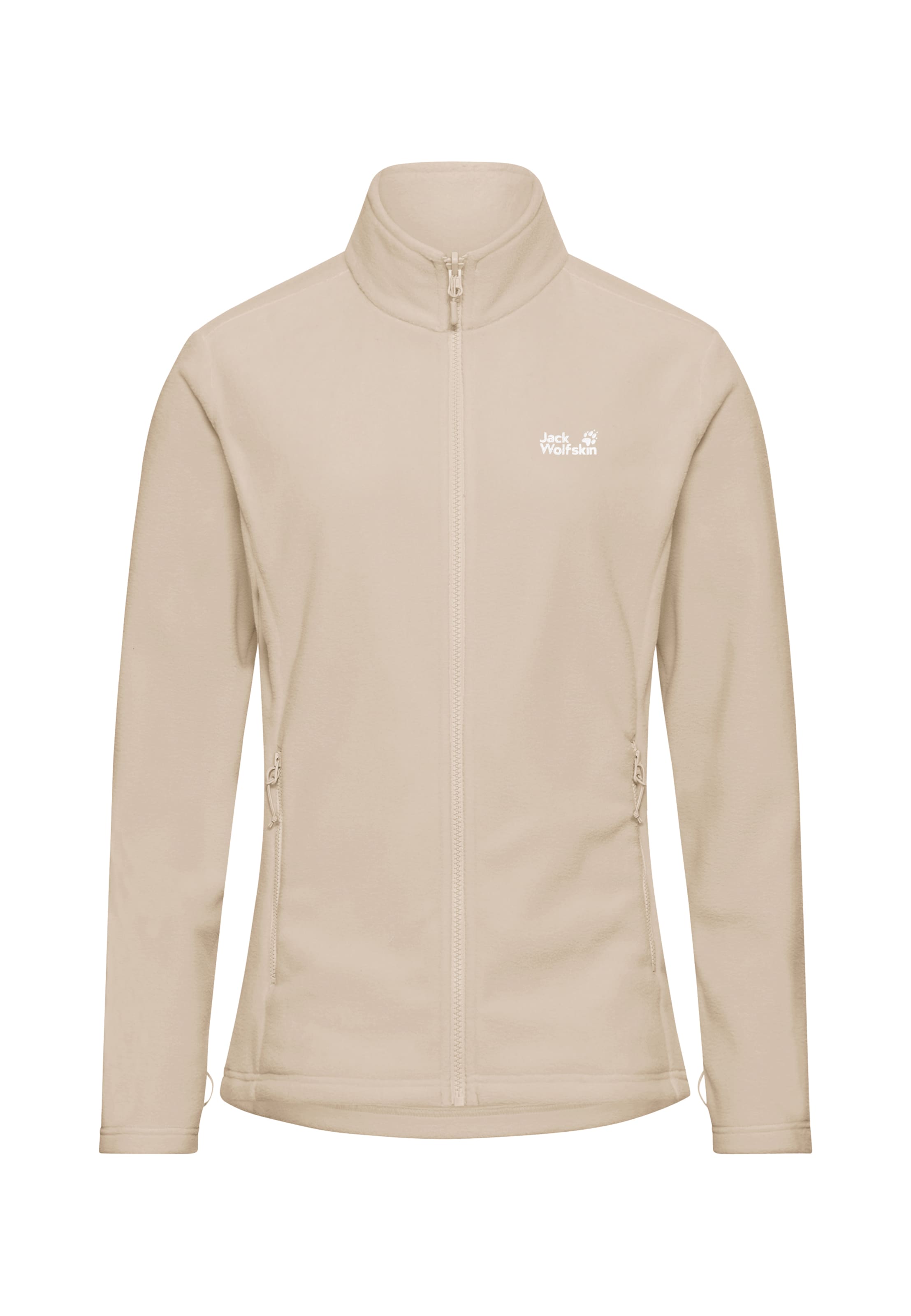 JACK WOLFSKIN Bluza polarowa funkcyjna 'TAUNUS 200' w kolorze beżowy: przód