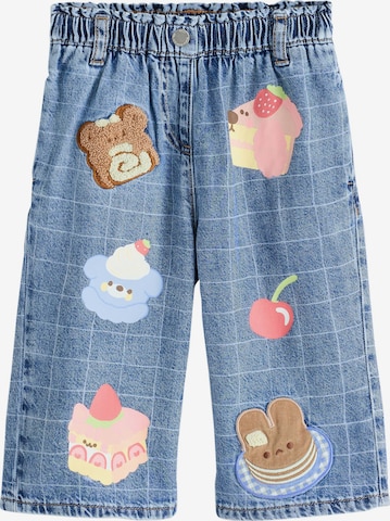 Wide Leg Jean Next en bleu : devant