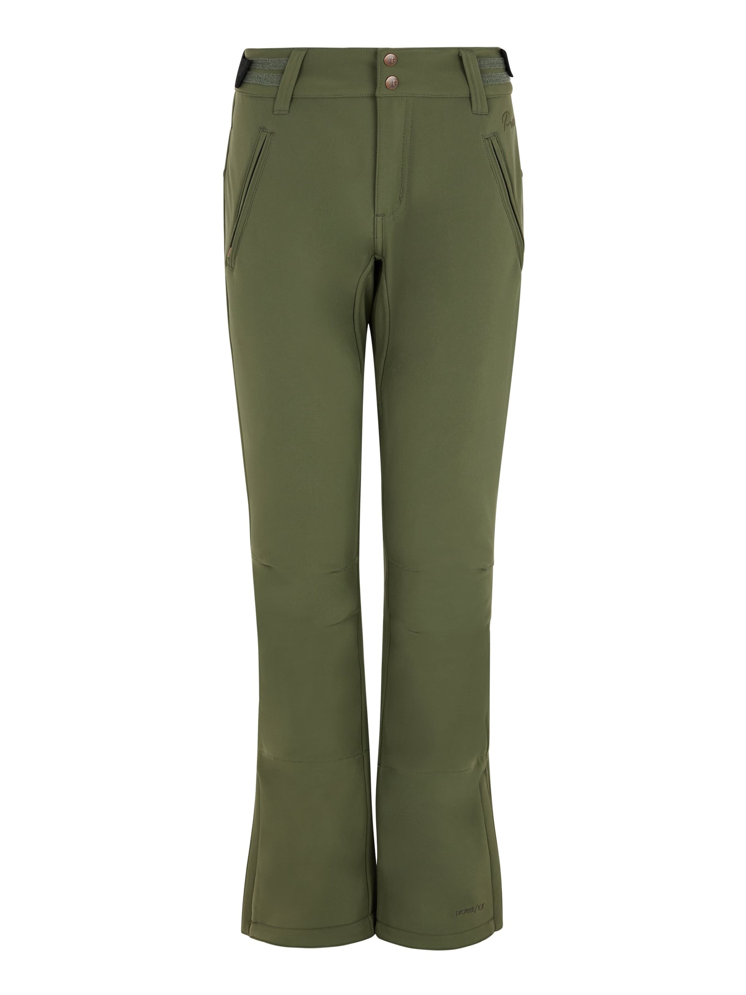 PROTEST Slimfit Sporthose 'LOLE' in Grün: Vorderseite